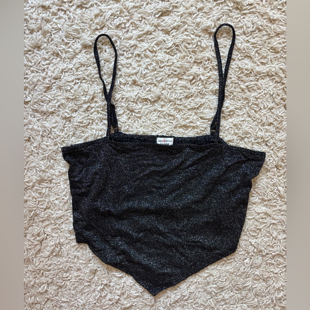 Garage Black Sparkly Top, Perfect for NYE!